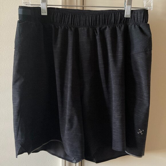 Lululemon Surge Short 6" Lined Deep Coal Black / Medium - Picture 1 of 9